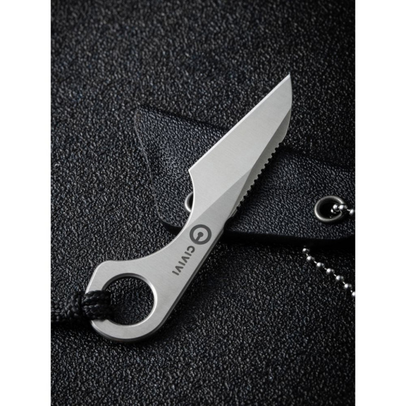 Ніж фіксований тактичний Civivi Gramis, (2.6 см) 14C28N сірий