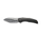 Ніж складаний туристичний WE Knife Ignio Mystery Box Ignio Mystery Box, (8.39 см) Damasteel (Hakkapella) / 6AL4V Titanium чорний