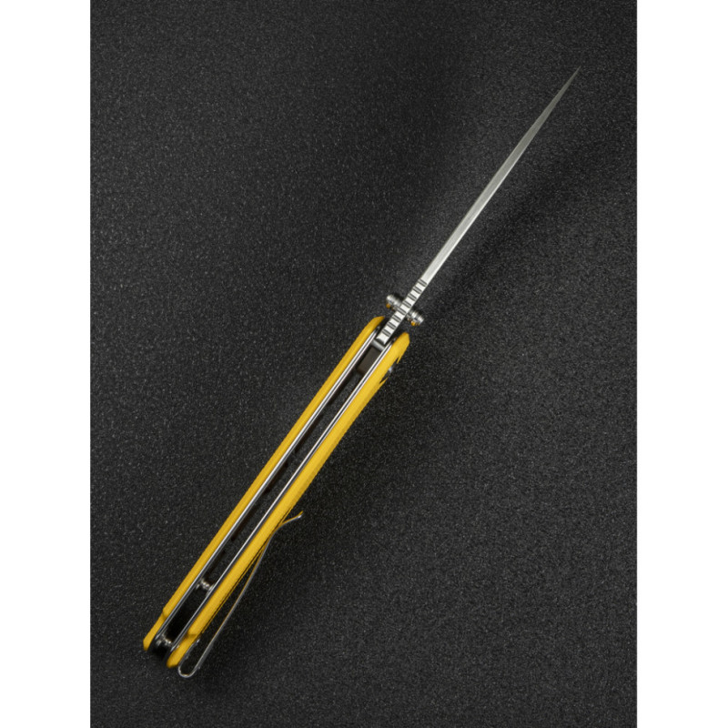 Ніж складаний туристичний Sencut Praktisk, (9.1 см) 9Cr18MoV / G10 жовтий