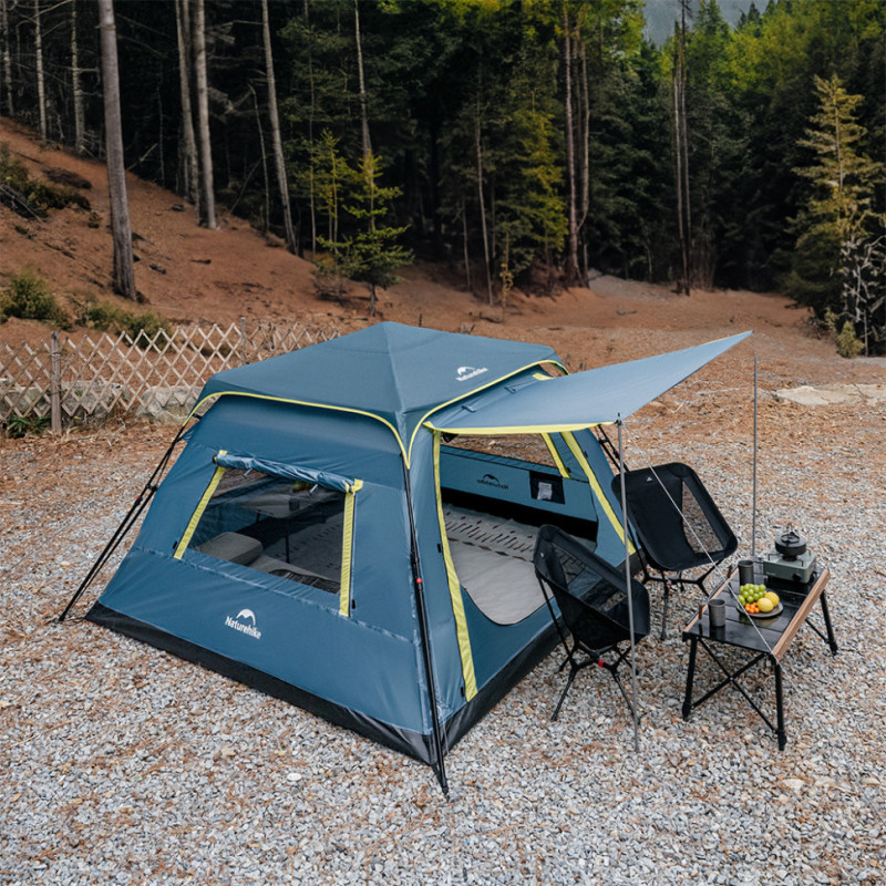 Намет чотиримісний швидкорозкладний Naturehike Cape Lite CNK2650WS022, блакитний