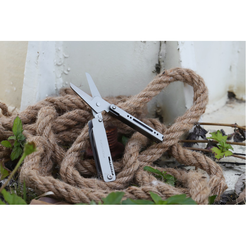 Міні мультитул Roxon M3 зі змінними бітами, сірий