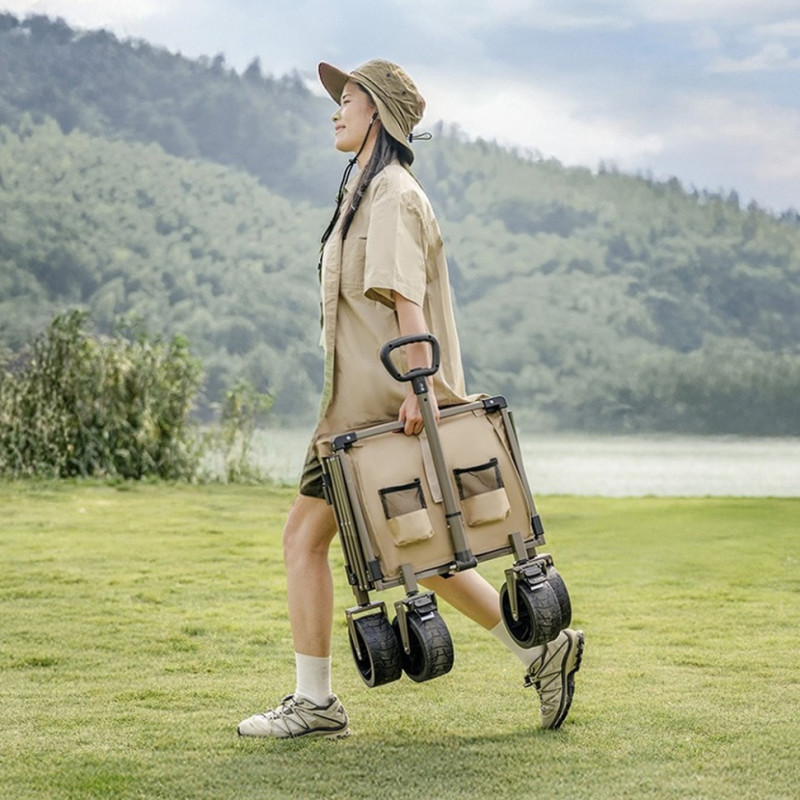 Візок туристичний складаний Naturehike Light CNK2350JJ012, 70 л, коричневий