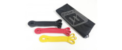 Резиновые петли EasyFit, Набор 3 шт, Латекс, Сопротивление 1-31 кг