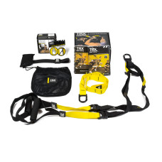 Петлі TRX PRO Pack-2 (P2) (підвісні тренувальні петлі, Довжина 110-230 см, Ширина строп 3,8 см, Максимальна вага 160 кг, Жовто-чорний