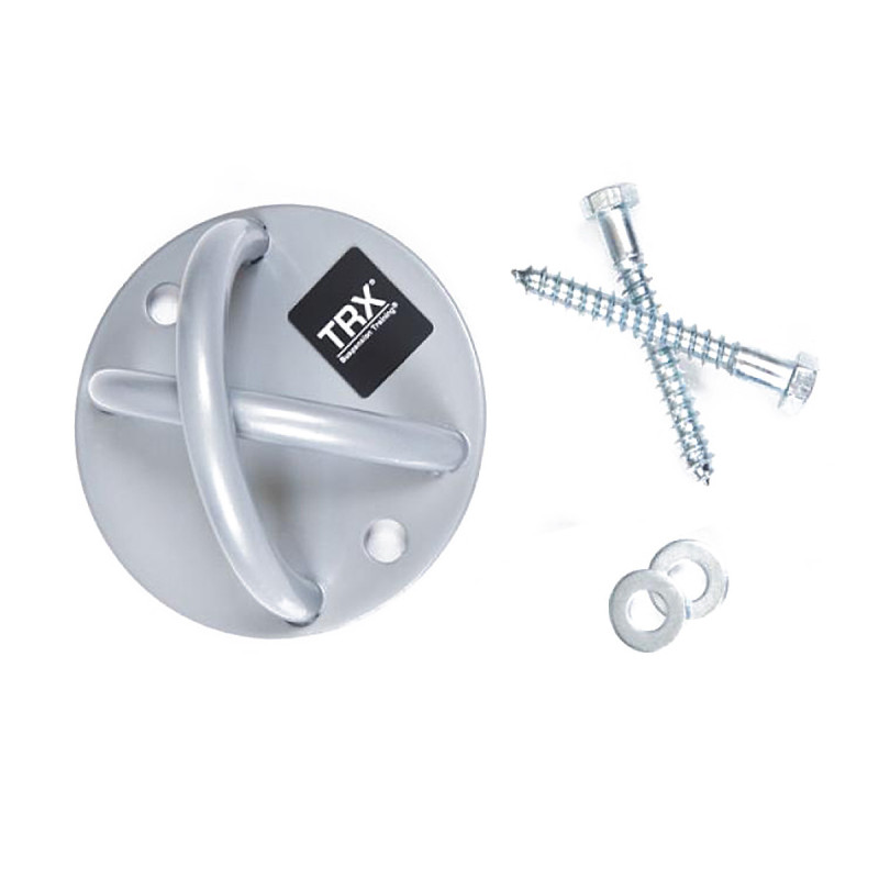 Кріплення TRX X-mount, Макс. вага 160 кг, Сірий, Для фіксації петель TRX