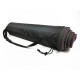 Чохол для килимка, Довжина 65 см, Діаметр 17 см, Поліестер, Чорний, Для зберігання та транспортування спортивного килимка