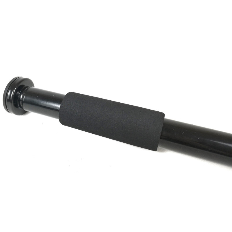 Раздвижной распорный турник EasyFit, Длина 63-100 см (регулируемая), Максимальная нагрузка 120 кг, Сталь, Чёрный