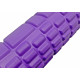 Масажний ролик (валик) EasyFit Grid Roller Mini, Довжина 30 см, Діаметр 10 см, Піна EVA з масажною поверхнею 3D, для МФР, фітнесу, йоги та реабілітації, Фіолетовий
