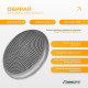 Балансировочная массажная подушка EasyFit, Диаметр 33 см, Максимальная нагрузка 120 кг, Резина, Серый