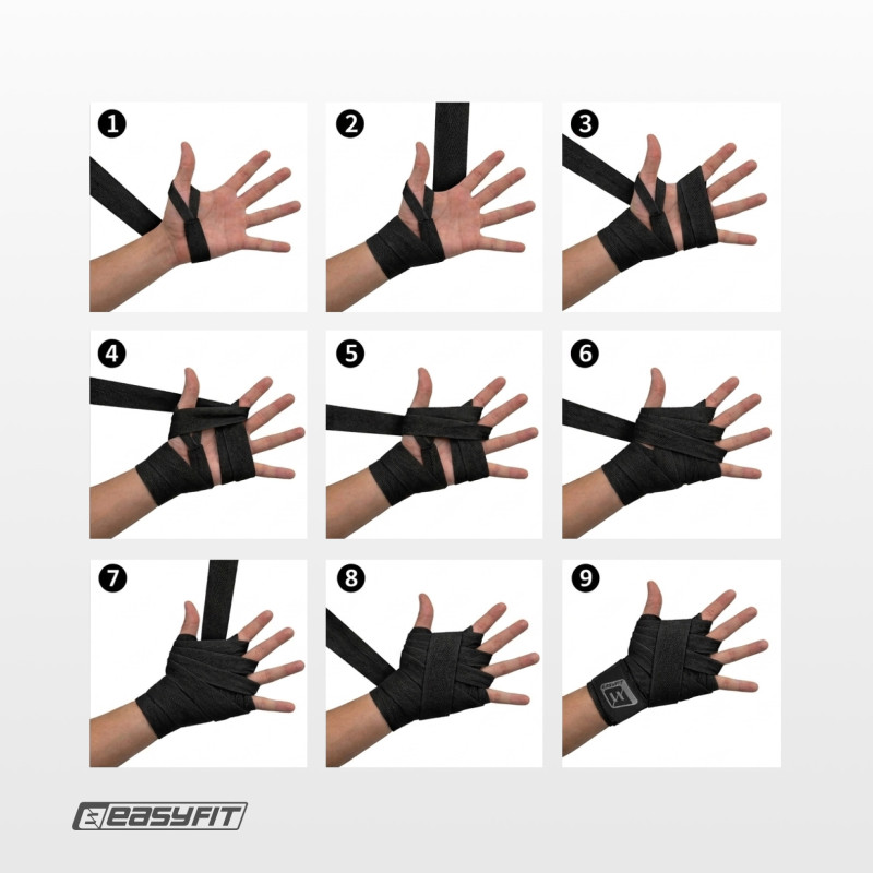 Бинты для бокса EasyFit FlexWrap 4 м