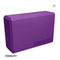 Блок для йоги EasyFit, 23х15,5х7,5 см, фиолетовый
