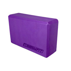 Блок для йоги EasyFit EVA, 23х15,5х7,5 см, фіолетовий