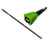 Бодибар (Body Bar) EasyFit (палка гимнастическая), Вес 4 кг, Металл, Неопрен, Зеленый