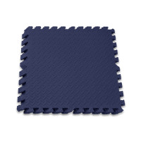 Татами мат EasyFit SwallowTail (пазл ласточкин хвост с бортиком), Размер 120x120 см, Толщина 10 мм, EVA-пена, Синий