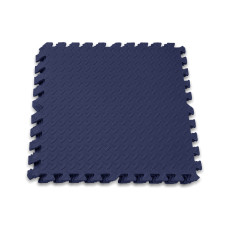 Татамі мат EasyFit SwallowTail (пазл ластівчин хвіст з бортиком), Розмір 120x120 см, Товщина 10 мм, EVA-піна, Синій