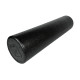 Массажный ролик (валик) EasyFit PolyFoam Roller, Длина 60 см, Диаметр 14.5 см, EPP (вспененный полипропилен), для МФР, фитнеса, йоги и реабилитации, Черный