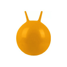 Фітнес-м'яч EasyFit 45 см з ручками, ПВХ, Помаранчевий, Для тренувань, ігор та реабілітації