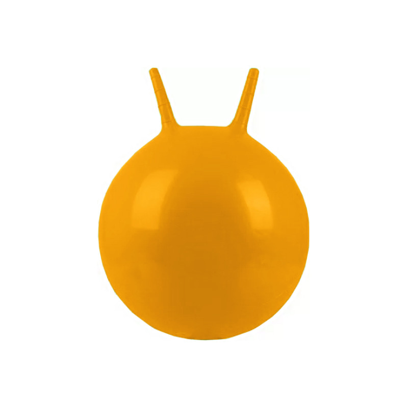 Фітнес-м'яч EasyFit 45 см з ручками, ПВХ, Помаранчевий, Для тренувань, ігор та реабілітації