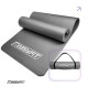 Коврик EasyFit для пилатеса и фитнеса, 180x60 см, толщина 10 мм, NBR, серый