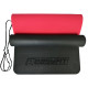 Двухслойный коврик EasyFit для пилатеса, фитнеса и йоги, 183x61 см, толщина 6 мм, TPE/TC, ECO-Friendly, черно-красный