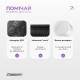 Массажный ролик (валик) EasyFit LightWeight с массажером для стоп, Длина 33 см, Диаметр 14 см, EPP (вспененный полипропилен), для МФР, фитнесу, йоги та реабилитации, Черный