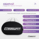 Массажный коврик EasyFit с подушкой (аппликатор Кузнецова) для массажа спины и шеи с чехлом, черный