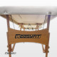 Массажный стол EasyFit ZenRest с чехлом (кушетка складная), 214×70 см, максимальная нагрузка: 240 кг, бежевый