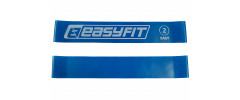 Гумове кільце (еспандер) EasyFit №2 X-Light, Опір 5 кг, Латекс, Довжина 60 см, Ширина 5 см, Товщина 0,35 мм, Синій, Для занять фітнесом, йогою, пілатесом і кросфітом