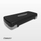 Степ-платформа EasyFit Step-B 2-ступінчаста, 68 см, пластик, чорно-сірий