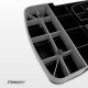 Степ-платформа EasyFit Step-B 2-ступінчаста, 68 см, пластик, чорно-сірий
