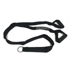 Тяга EasyFit R2 з жорсткими ручками, Розмір 120 см, Нейлон, Пластик, Чорний