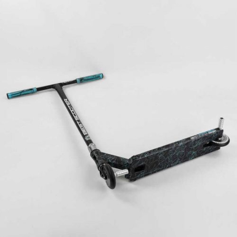 Самокат трюковый "Best Scooter. CRASH" (HIC-система, ПЭГИ, алюминиевый диск и дека, колеса 110 мм PU, ширина руля – 57 см, в коробке)