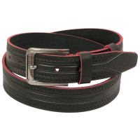 Ремень под джинсы Skipper коричневый 3,8 см