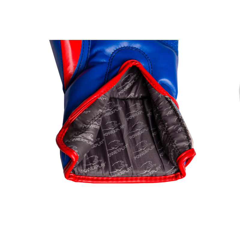Боксерські рукавиці PowerPlay 3018 Jaguar Сині 10 унцій