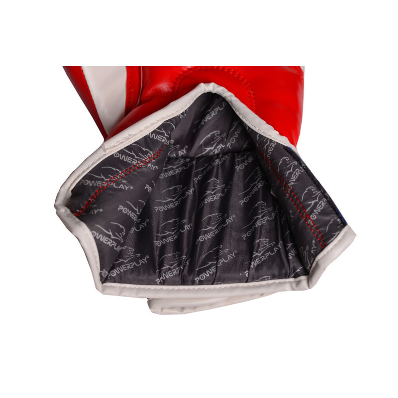 Боксерські рукавиці PowerPlay 3018 Jaguar Червоні 16 унцій