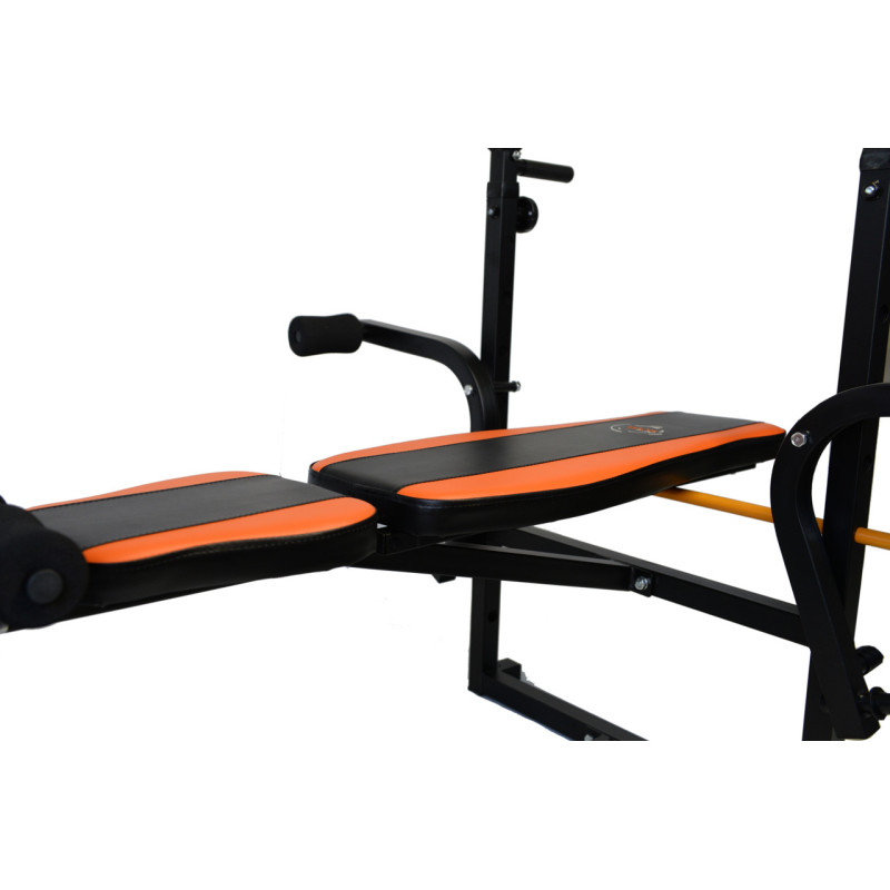 Скамья тренировочная WCG 0070 + Тяга , скотта + штанга 50 кг