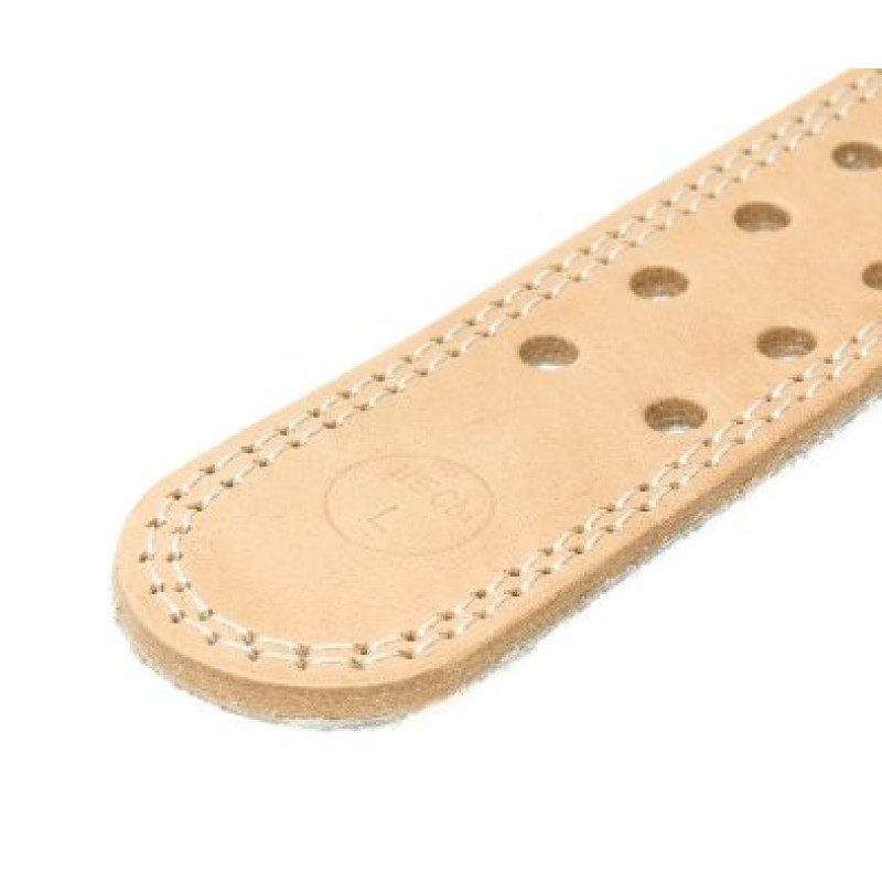 Пояс для важкої атлетики Power System PS-3000 Power Natural, Розмір  XXL, Натуральна шкіра, Анатомічна форма, Бежевий