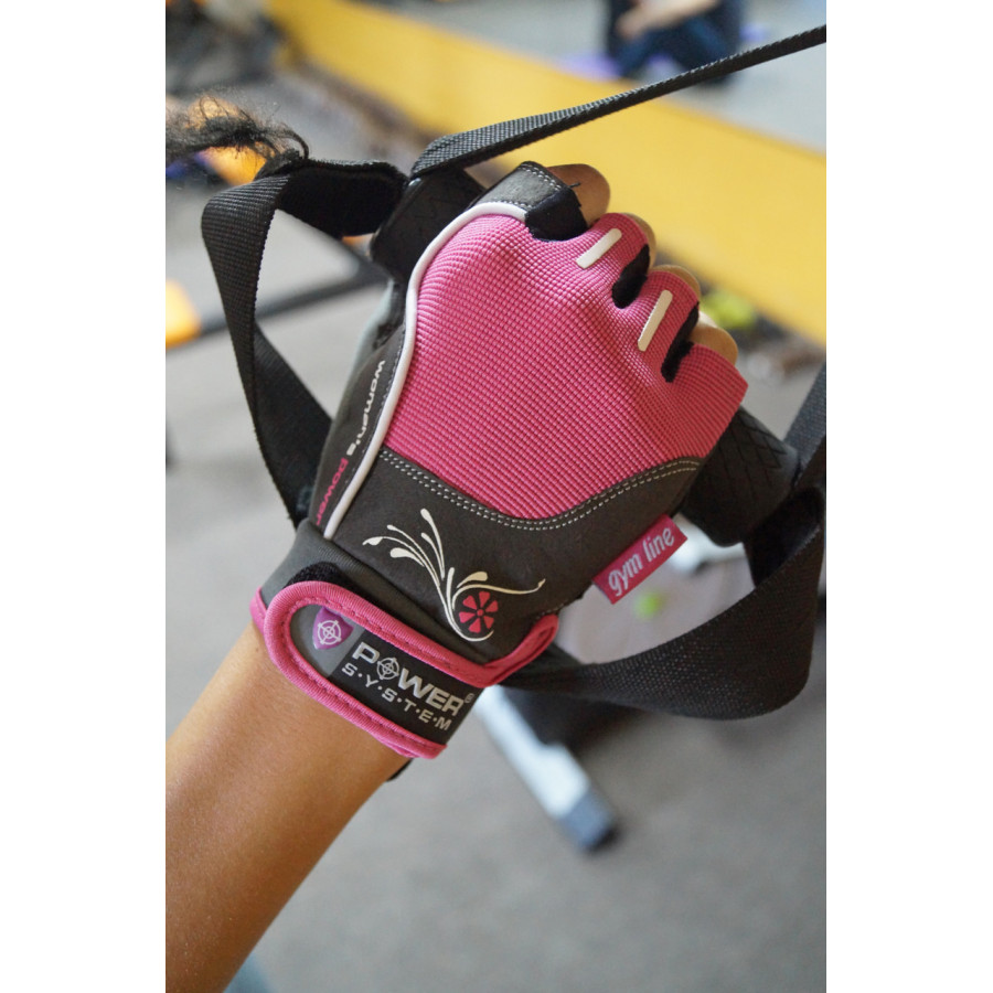 Рукавички для фітнесу Power System PS-2570 Woman’s Power жіночі Pink S