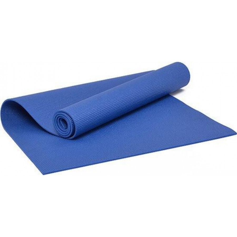 Килимок для йоги та фітнесу Power System PS-4014 PVC Fitness-Yoga Mat Blue (173x61x0.6)