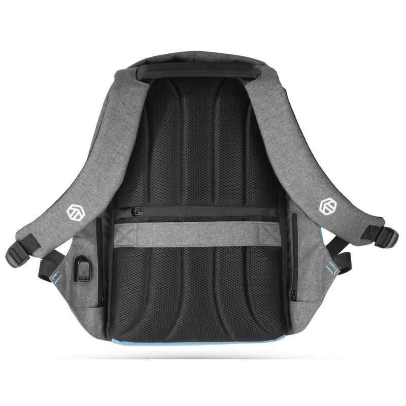 Рюкзак антивор з Rfid Topmove бордовий на 12л