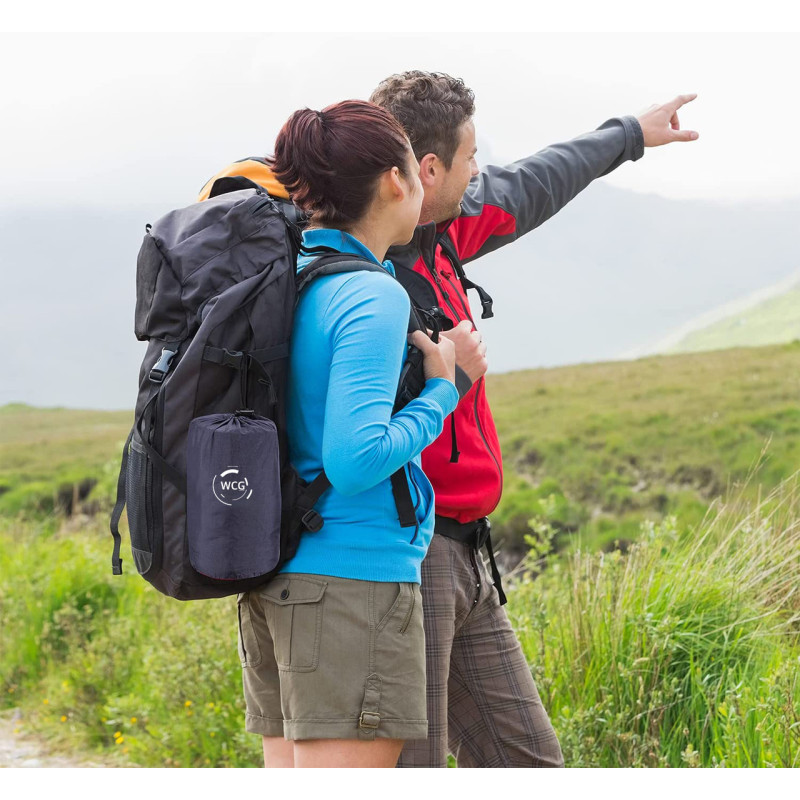 Нейлоновий гамак TOURING Червоний з чорним XXL 300х200 WCG