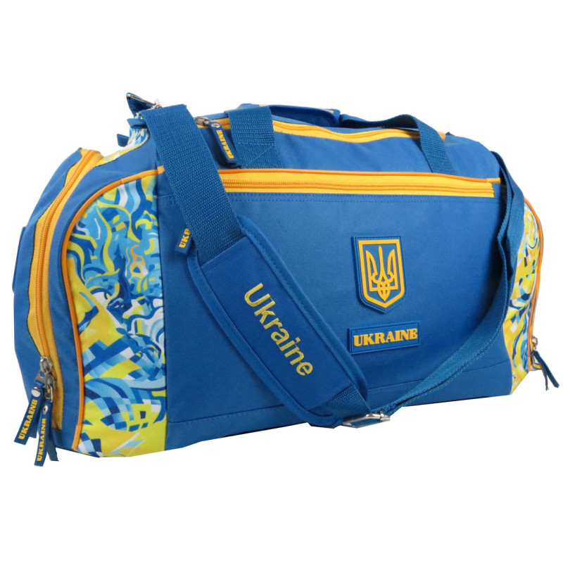 Дорожная сумка Kharbel голубая на 45л