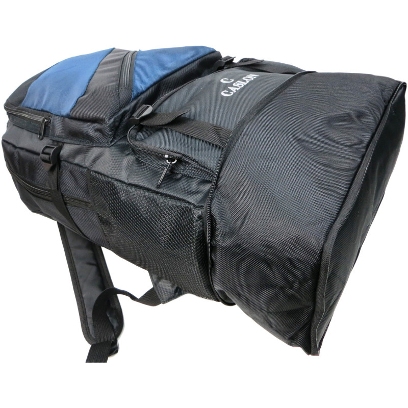 Рюкзак туристичний 40L Caslon чорний із синім