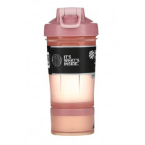 Шейкер спортивний BlenderBottle ProStak 22oz/650ml с 2-мя контейнерами Rose_Pink Шейкер спортивний BlenderBottle ProStak 22oz/650ml с 2-мя контейнерами Rose_Pink