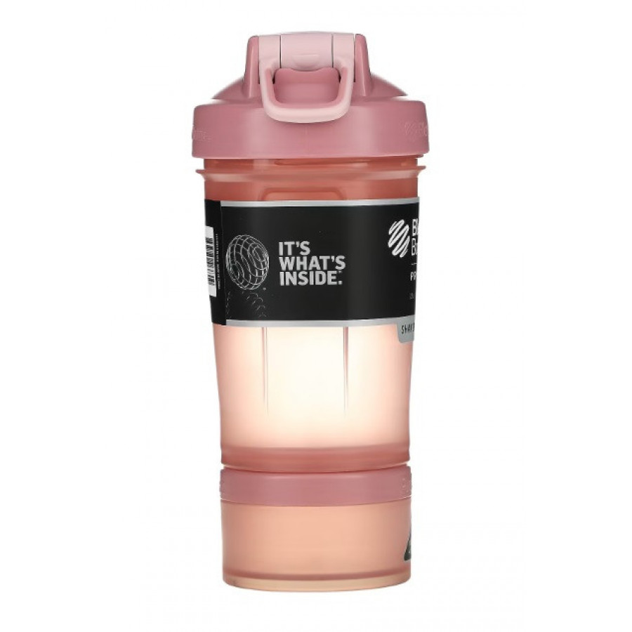Шейкер спортивний BlenderBottle ProStak 22oz/650ml с 2-мя контейнерами Rose_Pink