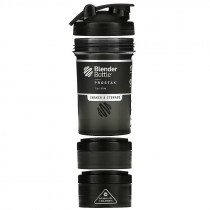 Шейкер спортивний BlenderBottle ProStak 22oz/650ml з 2-ма контейнерами Black Шейкер спортивний BlenderBottle ProStak 22oz/650ml з 2-ма контейнерами Black