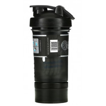 Шейкер спортивний BlenderBottle ProStak 22oz/650ml з 2-ма контейнерами Black Шейкер спортивний BlenderBottle ProStak 22oz/650ml з 2-ма контейнерами Black