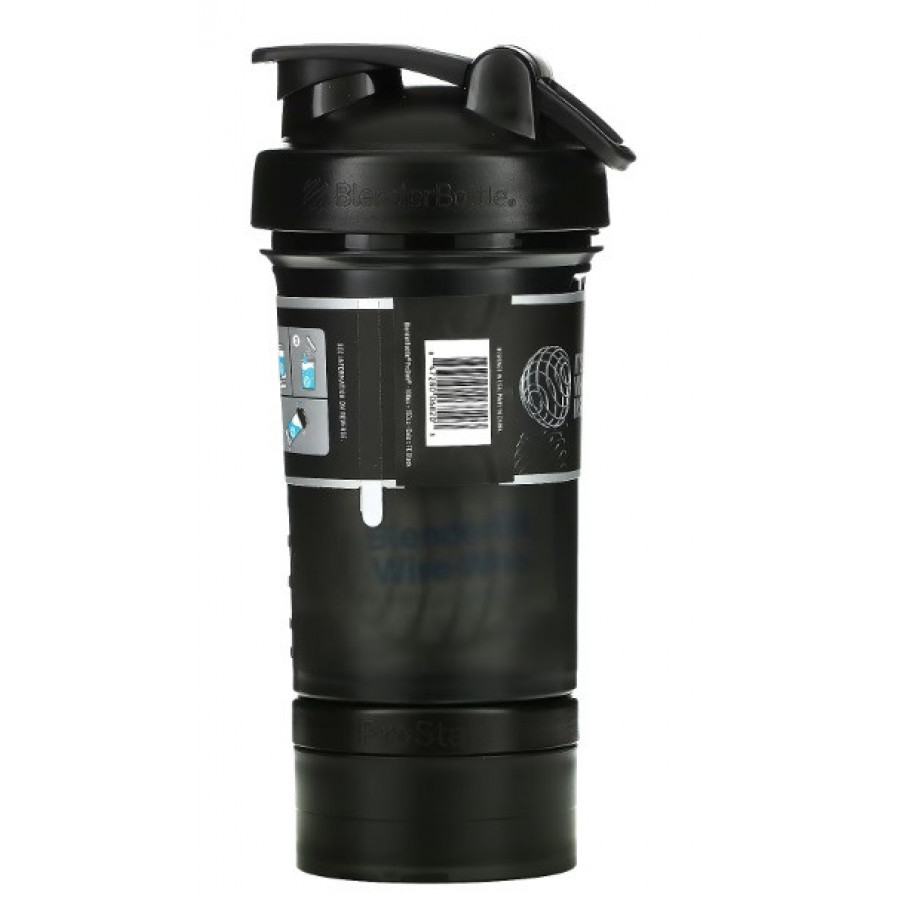 Шейкер спортивний BlenderBottle ProStak 22oz/650ml з 2-ма контейнерами Black