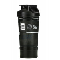Шейкер спортивний BlenderBottle ProStak 22oz/650ml з 2-ма контейнерами Black Шейкер спортивний BlenderBottle ProStak 22oz/650ml з 2-ма контейнерами Black