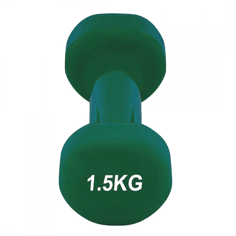 Гантель вінілова PowerPlay 4125 Achilles 1.5 кг. Зелена (1шт.)